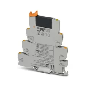 image of Phoenix Contact Plc-Opit- 24Dc/ 24Dc/2 Plc Optocoupler, D/rail, 24Dc/24Dc