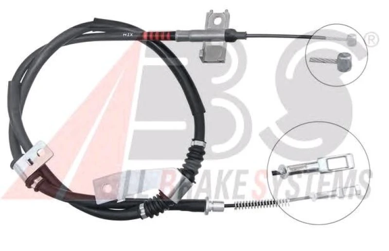 Image of A.B.S. K17449 Brake Cable 1495mm Cable,parking brake (124)