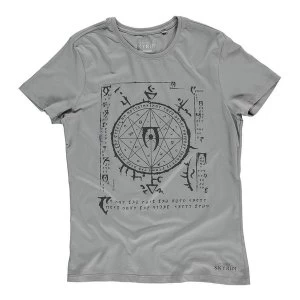 Image of The Elder Scrolls - Mysterium Xarxes Mens Large T-Shirt - Grey