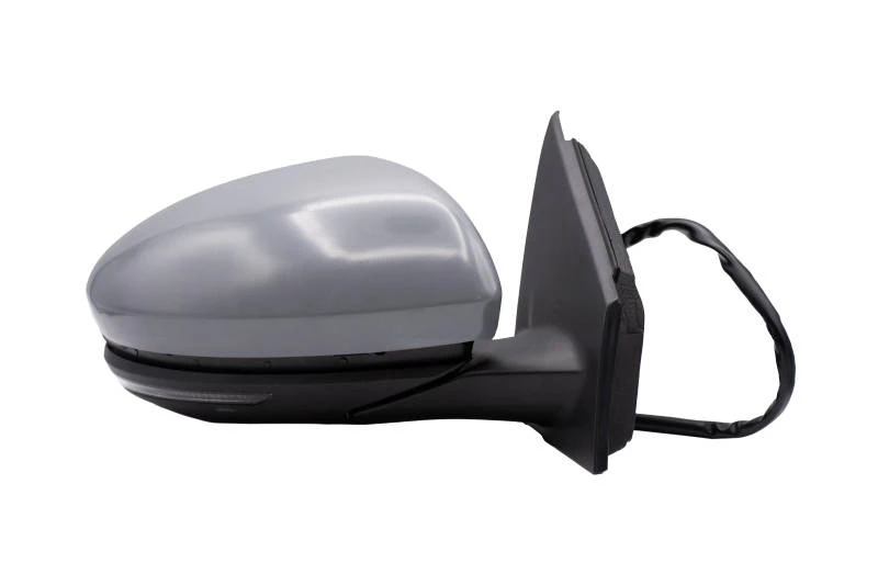 Image of PRASCO RN4307323 Wing mirror Right, Electric, with Peripheral Lighting, primed Outside Mirror (50)