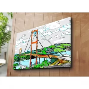 Image of 70100C-083 Multicolor Decorative Canvas Painting