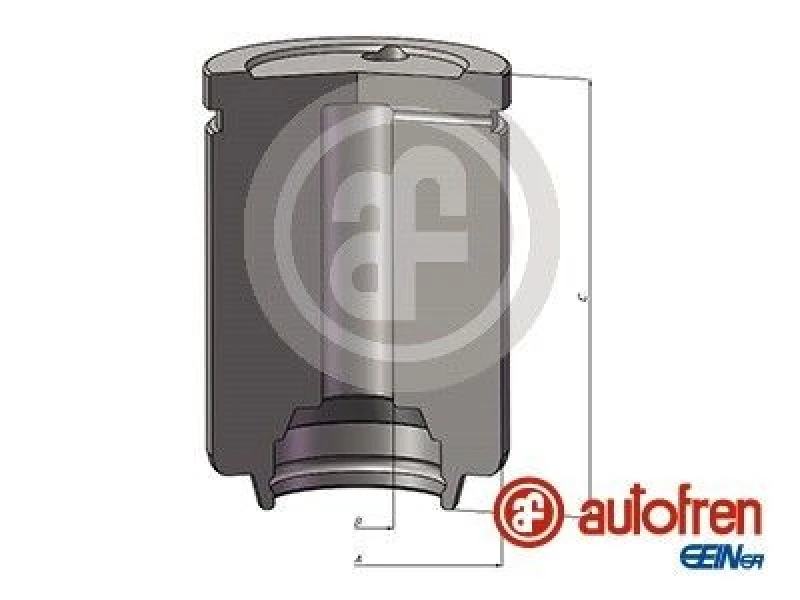 Image of AUTOFREN SEINSA Brake caliper piston AUTOFREN SEINSA D025583