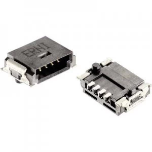 Image of Edge connector pins 214012 Total number of pins 4 No. of rows 1