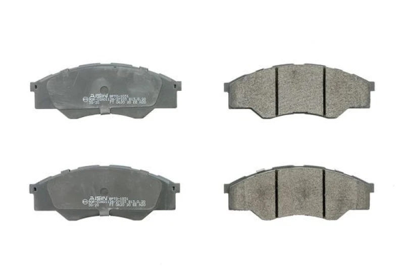 Image of AISIN BPTO-1031 Brake pad set Premium ADVICS by AISIN excl. wear warning contact Brake Pad Set,disc brake (402)