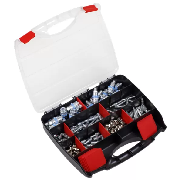 Image of Genuine SEALEY AC110K Air Coupling Kit 110pc