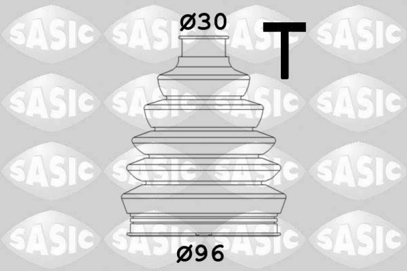 Image of CV boot kit, drive shaft SASIC 1906071