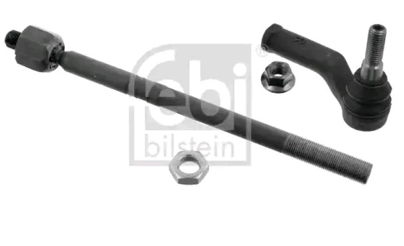 Image of FEBI BILSTEIN 47932 Tie Rod Front Axle Right, with lock nut Rod Assembly (284)