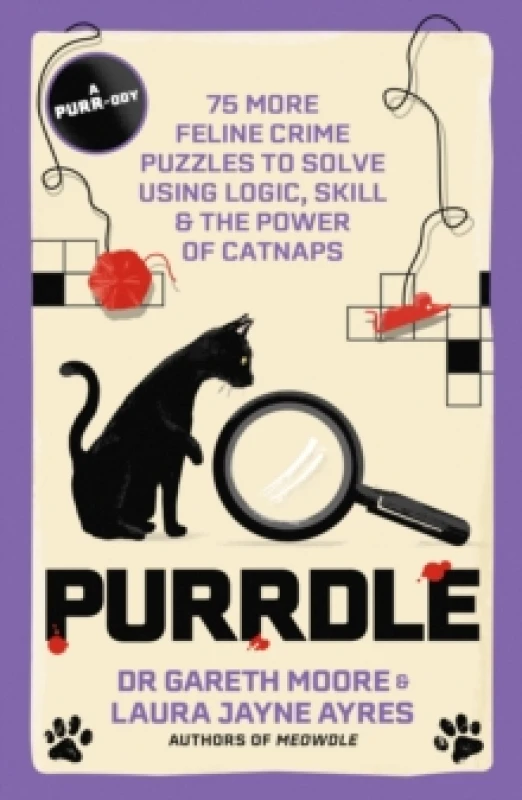 Image of Purrdle : 75 More Feline Crime Puzzles to Solve Using Logic, Skill & the Power of Catnaps Paperback / softback