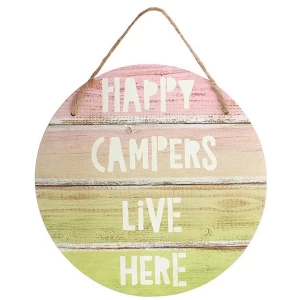 Image of Happy Camper Hanging Sign