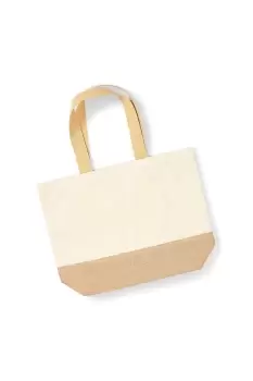 Image of Jute Base Canvas Tote