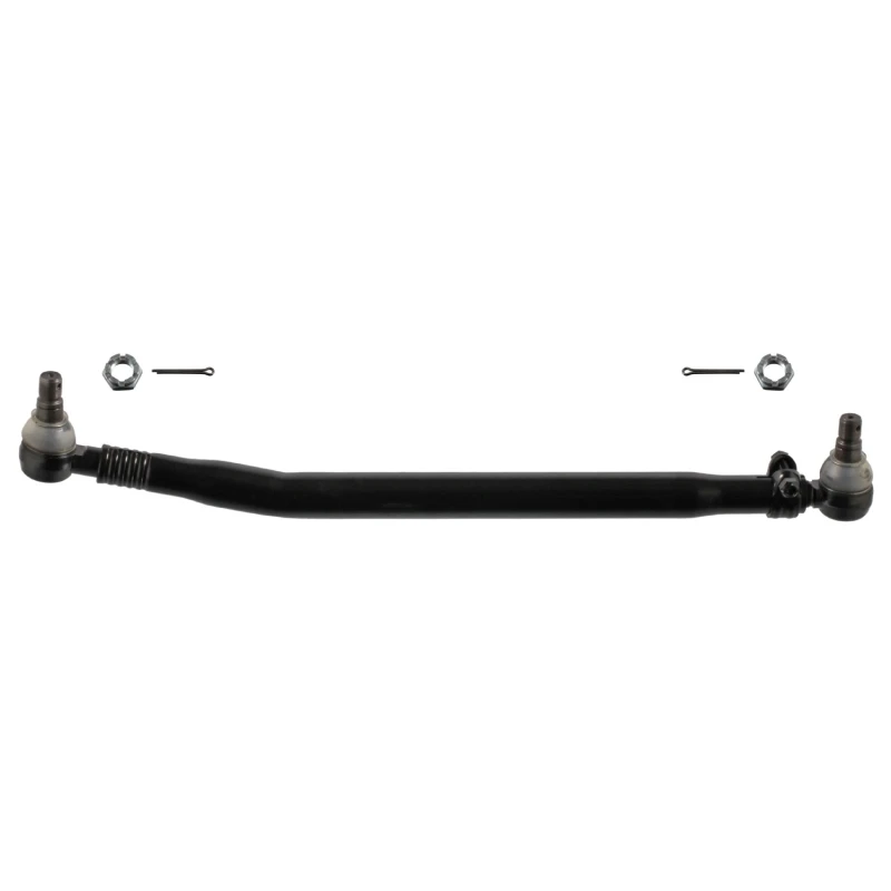 Image of FEBI BILSTEIN 35140 Centre Rod Assembly Front Axle, with castellated nut and split pins Centre Rod Assembly (285)