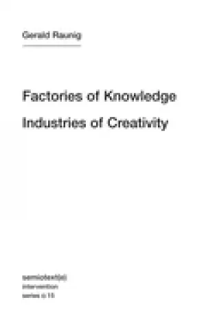 Image of factories of knowledge industries of creativity volume 15