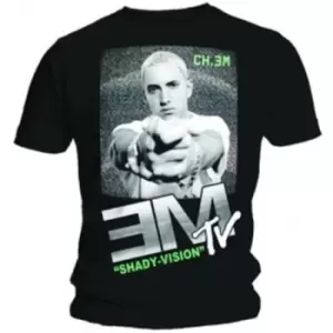 Image of Eminem EM TV Mens Black T Shirt Small