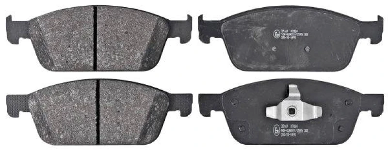 Image of A.B.S. 35161 Brake pad set excl. wear warning contact Brake Pad Set,disc brake (402)