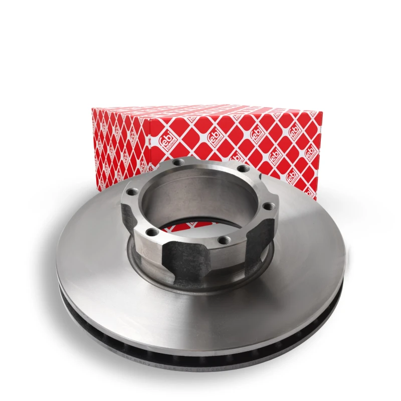 Image of FEBI BILSTEIN 07508 Brake disc Front Axle, internally vented, Coated Brake Disc (82)