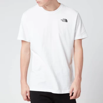 Image of The North Face Mens Redbox Celebration Short Sleeve T-Shirt - TNF White - M