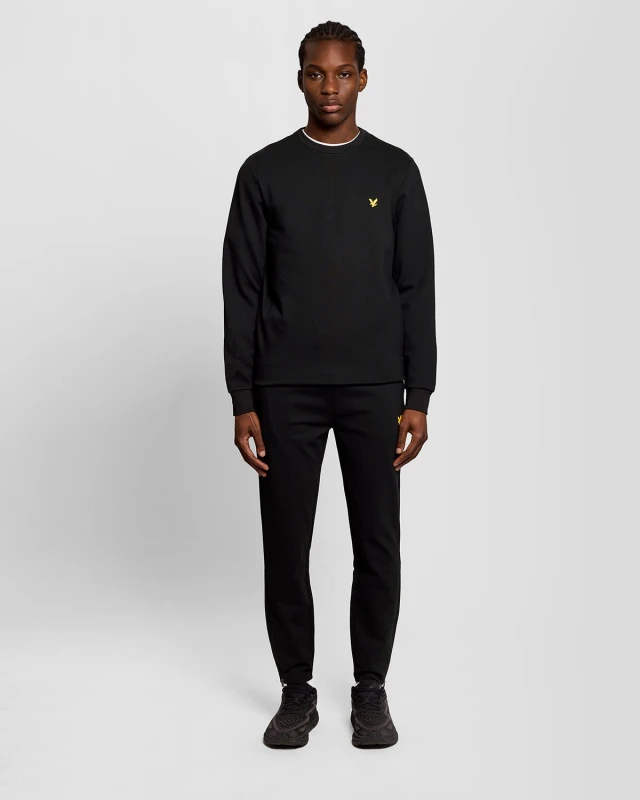 Image of Lyle & Scott Fleece joggers Lyle & Scott Fly Noir Male 2XL