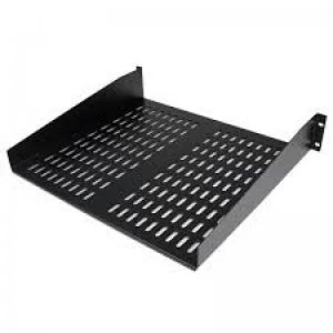 Image of StarTech 2U 16" Universal Vented Rack Mount Cantilever Shelf
