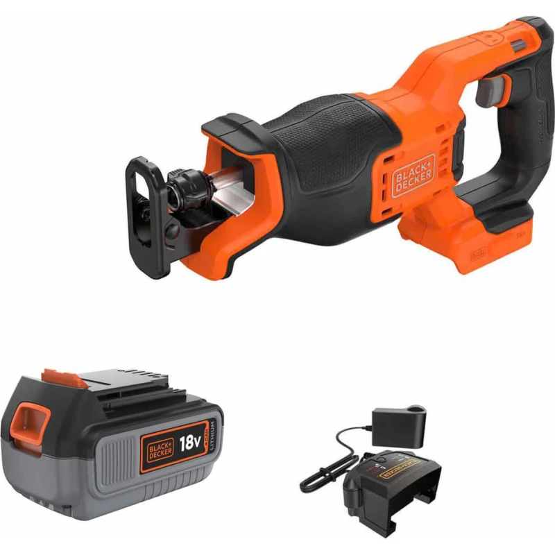 Image of Black and Decker BLCR78 18v Cordless Brushless Reciprocating Saw 1 x 4ah Li-ion Charger No Case BLCR78M1