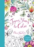 Image of joyous blooms to color 15 postcards 15 gift tags