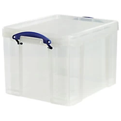 image of Really Useful 35L Clear Plastic Storage Box