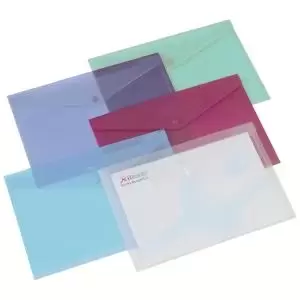 Image of Rexel Popper Wallet Assorted A5 Pack 5