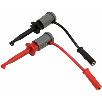 image of Peak - LCRLHP2 Replacement Red/Black hook probes for LCR (2mm connectors)