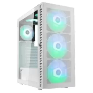 Image of Kolink Observatory HF Mesh ARGB Midi Tower Case - White