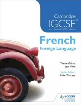 Image of Cambridge Igcse and International Certificate French Foreign Language by Yvette Grime Paperback