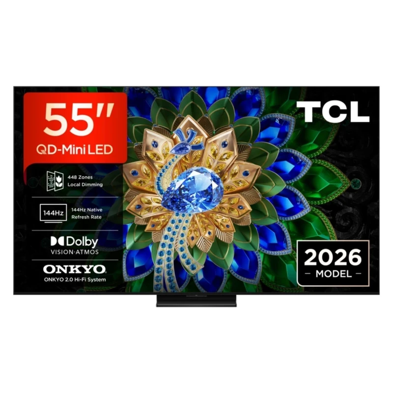 Image of TCL 55A400U-UK 55-Inch 4K QD-Mini LED Google TV 55A400U-UK Black