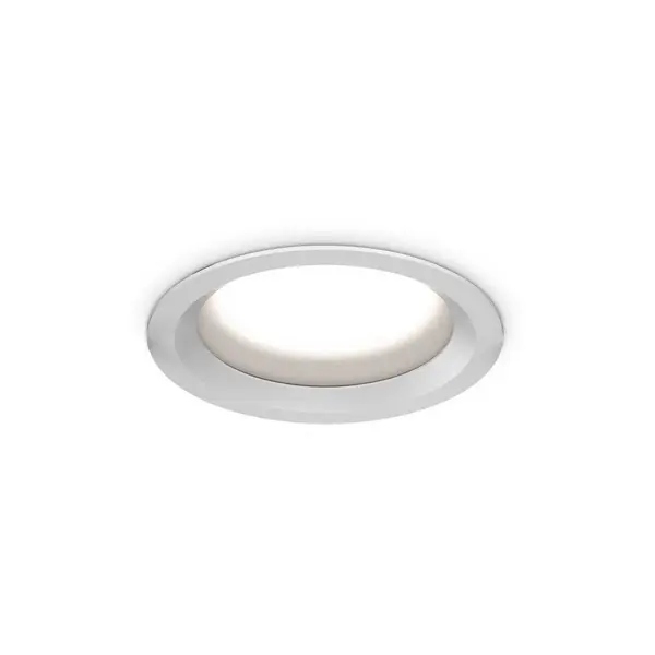 image of Basic Ip65 Integrated LED Round Recessed Downlight Matte White 2250Lm 3000K