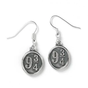 image of Sterling Silver Platform 9 3/4 Dangle Earrings