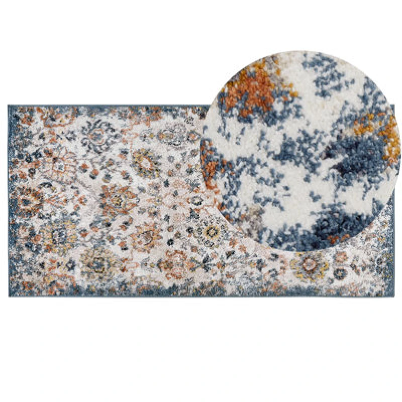 Image of Beliani Rug Akori Multicolour 80 X 150 Cm
