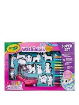 image of Crayola Washimals Pets Super Set