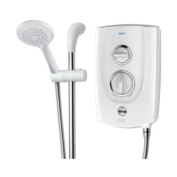 image of T10+ Easy Fit 9.5Kw Electric Shower - RP T80Z Fast Fit T80GSI Excite ++ - Triton