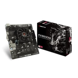 Image of Biostar FX9830M Integrated CPU AMD FX9830P Motherboard