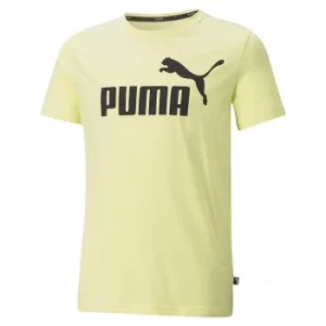 image of PUMA T-Shirt Boys Yellow Cotone