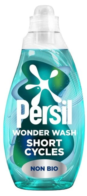 Image of Persil Wonder Wash Speed Clean Non Bio Laundry Washing Liquid Detergent 1485ml