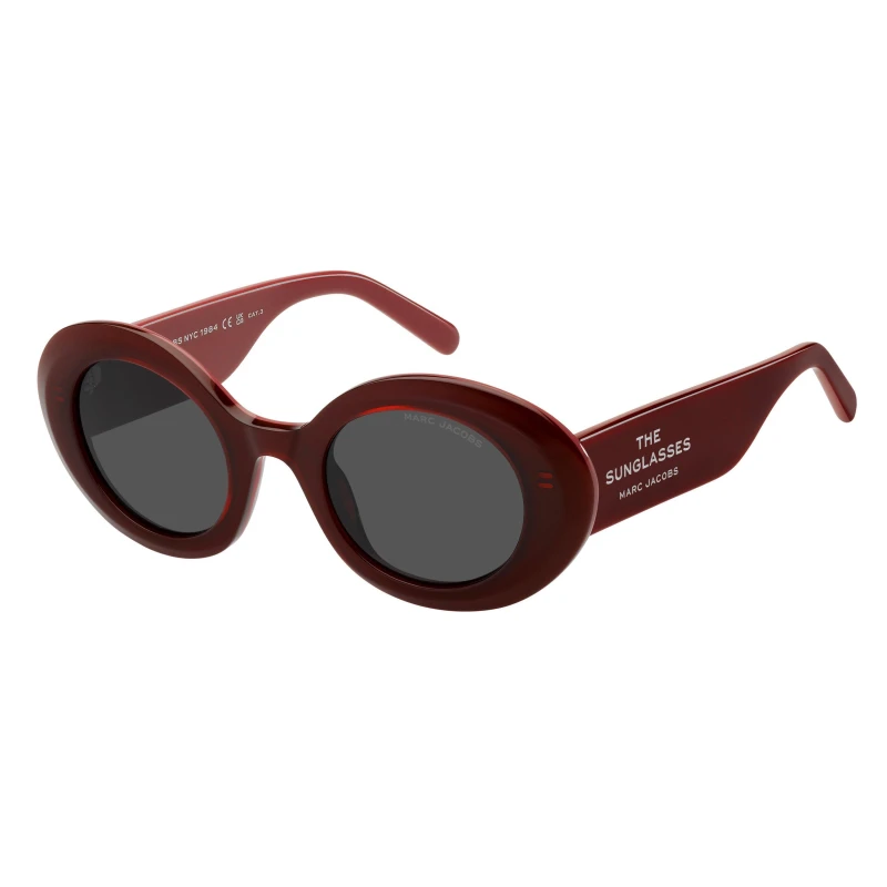 Image of Marc Jacobs Marc Round Burgundy Red female 47 cm