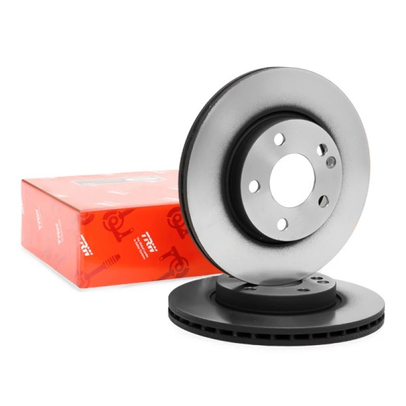 Image of TRW DF4393 Brake disc Vented, Painted, High-carbon Brake Disc (82)