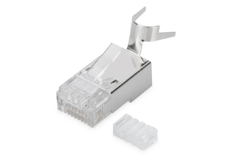 Image of Digitus Modular Plug for Round Cable. CAT 6A. shielded. Pass through c