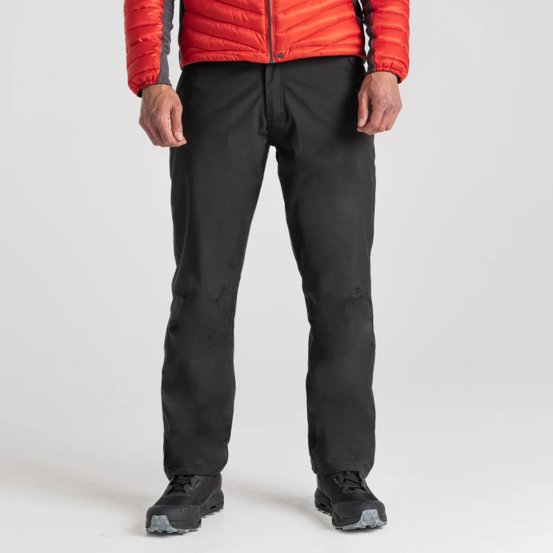 Image of Craghoppers Mens Steall II Thermo Waterproof Trousers in Black Size: 42R Black Male 42R