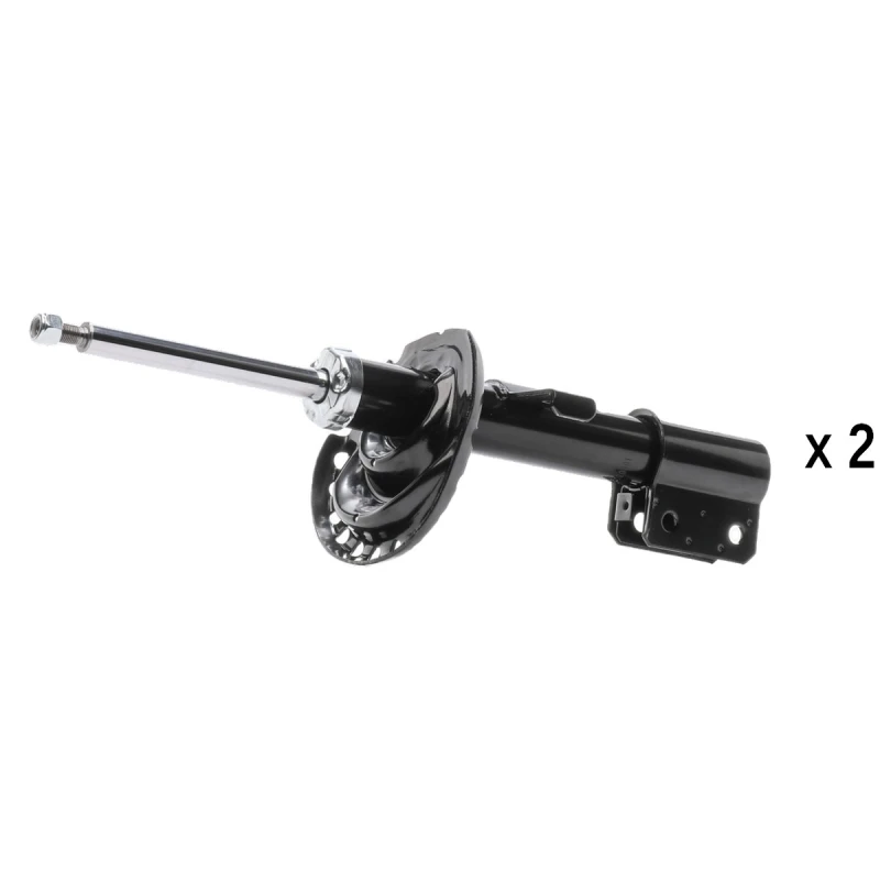 Image of RIDEX 854S20499 Shock absorber Front axle both sides, Gas Pressure, Twin-Tube Shock Absorber (854)
