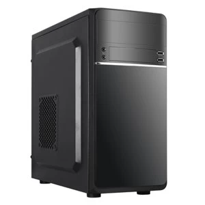 image of Cronus Leto Micro Tower 1 x USB 3.0 / 1 x USB 2.0 Black Case