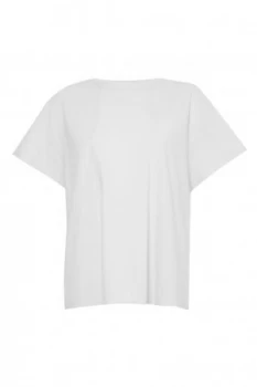 Image of Great Plains Cotton Jersey Batwing Top Optic White