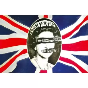 Image of The Sex Pistols - God Save The Queen Textile Poster