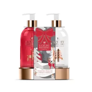 image of The Luxury Bathing Company Toasted Praline & Sweet Vanilla Hand Care Duo 2 x 300ml