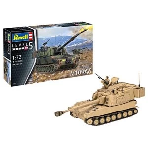 image of M109A6 Paladin Revell Model Kit