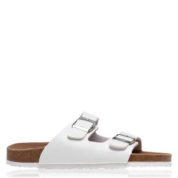 image of Linea Cork Sandals - White