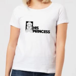 image of Super Mario His Princess Womens T-Shirt - White - 3XL